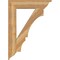 Ekena Millwork Balboa Traditional Rough Sawn Bracket, Western Red Cedar, 6"W x 32"D x 44"H BKT06X32X44BOA01RWR - alternate 4